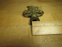 Load image into Gallery viewer, Gladiator Warrior Mans Bust Old Brass Decorative Arts Figural Finial Hardware