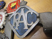 Load image into Gallery viewer, EUROPEAN TOUR 11 Original Old Car Club Badges Mounted on Bumper Bracket Sign Ad