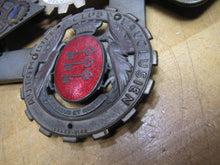 Load image into Gallery viewer, EUROPEAN TOUR 11 Original Old Car Club Badges Mounted on Bumper Bracket Sign Ad