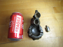 Load image into Gallery viewer, DOG TREE STUMP LIGHTER ASHTRAY Old Figural Pivot Head ASIAN Signed Unique