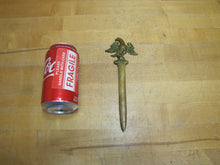 Load image into Gallery viewer, RASSELER'S LANDSCAPING Old Bronze EAGLE Ornate Advertising Letter Opener