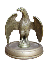 Load image into Gallery viewer, EAGLE Old Figural Bird Topper Finial Wooden Base Ornate Decorative Arts Statue