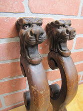 Load image into Gallery viewer, Gargoyle Monster Griffin Beasts Devil Dogs Antique Wooden Salvage Hardware