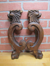Load image into Gallery viewer, Gargoyle Monster Griffin Beasts Devil Dogs Antique Wooden Salvage Hardware
