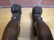 Load image into Gallery viewer, Gargoyle Monster Griffin Beasts Devil Dogs Antique Wooden Salvage Hardware