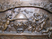 Load image into Gallery viewer, MURPHY VARNISHES 19c Victorian Advertising Plaque Sign Exquisite Cherubs Ornate