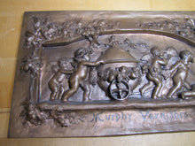 Load image into Gallery viewer, MURPHY VARNISHES 19c Victorian Advertising Plaque Sign Exquisite Cherubs Ornate
