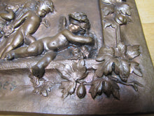 Load image into Gallery viewer, MURPHY VARNISHES 19c Victorian Advertising Plaque Sign Exquisite Cherubs Ornate