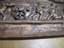 Load image into Gallery viewer, MURPHY VARNISHES 19c Victorian Advertising Plaque Sign Exquisite Cherubs Ornate