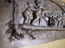 Load image into Gallery viewer, MURPHY VARNISHES 19c Victorian Advertising Plaque Sign Exquisite Cherubs Ornate