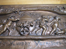 Load image into Gallery viewer, MURPHY VARNISHES 19c Victorian Advertising Plaque Sign Exquisite Cherubs Ornate