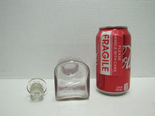 Load image into Gallery viewer, TOILET WATER Antique Perfume Glass Bottle Hand Painted Ornate Detailing Flowers