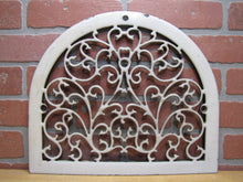 Load image into Gallery viewer, Antique Decorative Arts Victorian Vent Cover Grate Porcelain Over Cast Iron