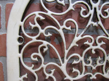 Load image into Gallery viewer, Antique Decorative Arts Victorian Vent Cover Grate Porcelain Over Cast Iron