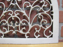 Load image into Gallery viewer, Antique Decorative Arts Victorian Vent Cover Grate Porcelain Over Cast Iron