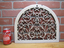 Load image into Gallery viewer, Antique Decorative Arts Victorian Vent Cover Grate Porcelain Over Cast Iron