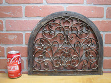 Load image into Gallery viewer, Antique Decorative Arts Victorian Vent Cover Grate Porcelain Over Cast Iron
