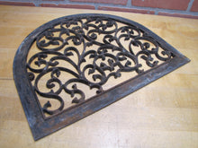 Load image into Gallery viewer, Antique Decorative Arts Victorian Vent Cover Grate Porcelain Over Cast Iron