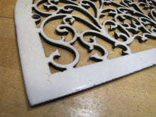 Load image into Gallery viewer, Antique Decorative Arts Victorian Vent Cover Grate Porcelain Over Cast Iron
