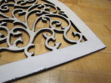 Load image into Gallery viewer, Antique Decorative Arts Victorian Vent Cover Grate Porcelain Over Cast Iron