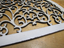 Load image into Gallery viewer, Antique Decorative Arts Victorian Vent Cover Grate Porcelain Over Cast Iron
