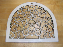 Load image into Gallery viewer, Antique Decorative Arts Victorian Vent Cover Grate Porcelain Over Cast Iron
