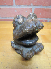 Load image into Gallery viewer, EASTERN MOULDED PROD CONN FROG Old Cast Metal Bronze Squeeky Toy Industrial Mold