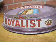 Load image into Gallery viewer, ROYALIST Antique CIGAR Advertising Glass Change Receiver Tray BRUNHOFF MFG OHIO