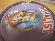 Load image into Gallery viewer, ROYALIST Antique CIGAR Advertising Glass Change Receiver Tray BRUNHOFF MFG OHIO