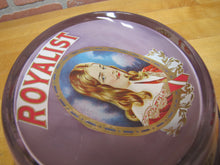Load image into Gallery viewer, ROYALIST Antique CIGAR Advertising Glass Change Receiver Tray BRUNHOFF MFG OHIO
