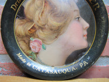 Load image into Gallery viewer, DRINK LEHNERT'S BEER c1907 Made in CATASAUQUA PA Pre Prohibition Beer Tray AAW O