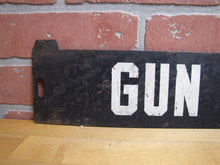 Load image into Gallery viewer, GUN HILL ROAD Orig Old Double Sided Metal Subway Street Stop Sign Bronx New York