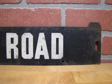 Load image into Gallery viewer, GUN HILL ROAD Orig Old Double Sided Metal Subway Street Stop Sign Bronx New York