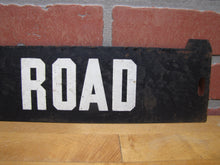 Load image into Gallery viewer, GUN HILL ROAD Orig Old Double Sided Metal Subway Street Stop Sign Bronx New York