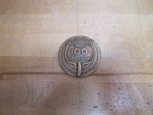 Load image into Gallery viewer, CHEVROLET 100 CAR CLUB Old Bronze Brass Paperweight Medallion Advertising Chevy