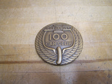 Load image into Gallery viewer, CHEVROLET 100 CAR CLUB Old Bronze Brass Paperweight Medallion Advertising Chevy