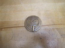 Load image into Gallery viewer, CHEVROLET 100 CAR CLUB Old Bronze Brass Paperweight Medallion Advertising Chevy