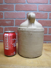Load image into Gallery viewer, LEIGH & COOK PRINCETON NJ Old Stoneware Advertising Jug Grocery Store Sign Ad