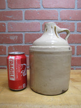 Load image into Gallery viewer, LEIGH & COOK PRINCETON NJ Old Stoneware Advertising Jug Grocery Store Sign Ad