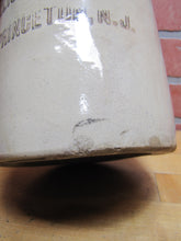 Load image into Gallery viewer, LEIGH & COOK PRINCETON NJ Old Stoneware Advertising Jug Grocery Store Sign Ad