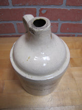 Load image into Gallery viewer, LEIGH & COOK PRINCETON NJ Old Stoneware Advertising Jug Grocery Store Sign Ad
