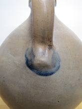 Load image into Gallery viewer, CLARK & FOX ATHENS Antique Stoneware Ovoid Jug w Handle Grocery Distillery 19c