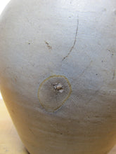 Load image into Gallery viewer, CLARK & FOX ATHENS Antique Stoneware Ovoid Jug w Handle Grocery Distillery 19c