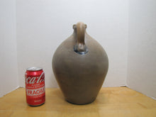 Load image into Gallery viewer, CLARK & FOX ATHENS Antique Stoneware Ovoid Jug w Handle Grocery Distillery 19c