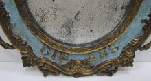 Load image into Gallery viewer, LOUIS JAMES CIGARS Antique Advertising Tobacco Store Display MIrror Sign Ornate