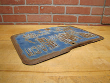 Load image into Gallery viewer, KEEP LONG BEACH BEAUTIFUL RESPECT SHRUBS PLEASE KEEP OFF Original Old Ad Sign