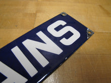 Load image into Gallery viewer, TO TRAINS Original Old Porcelain Train Station Subway Railroad Sign