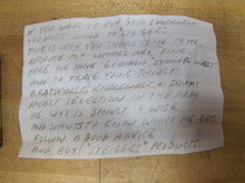Load image into Gallery viewer, I EAT FRED STEIGER'S BOLOGNAS BROOKLYN NY Old Advertising Matchbook Holder