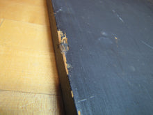 Load image into Gallery viewer, KARTING 75c Old Black & Gold Smaltz Reflective Painted Wooden Advertising Sign