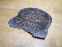 Load image into Gallery viewer, RETURN WHEN EMPTY TO UNION OIL Co OF CALIFORNIA SEATTLE Old Gas Oil Can Ad Sign Nameplate
